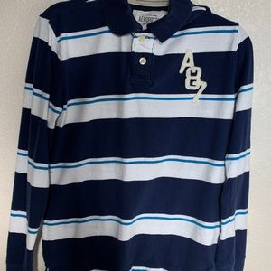 Aeropostale Mens  Stripe Long Sleeve Shirt